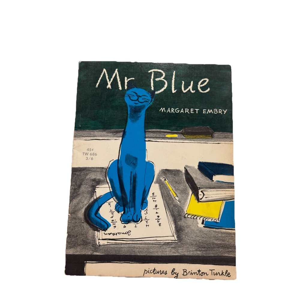 Mr Blue, Margaret Embry, Brinton turkle, Scholastic Paperback, 1968